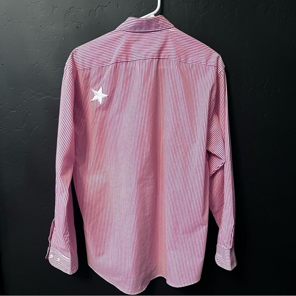 Mili Designs Womens Medium Blouse Button Shirt Patriotic Rhinestones, stars. - Picture 4 of 9